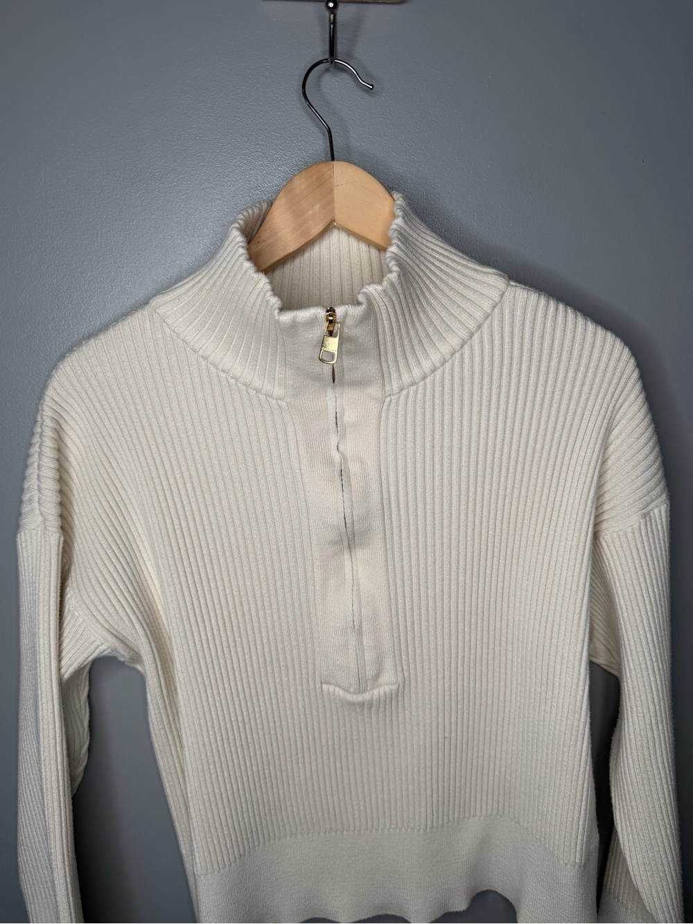 Varley Jane Ribbed Half Zip - Picture 4 of 11